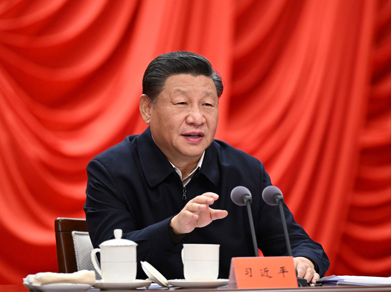 　　1月11日，省部級主要領導干部學習貫徹黨的十九屆六中全會精神專題研討班在中央黨校（國家行政學院）開班。中共中央總書記、國家主席、中央軍委主席習近平在開班式上發(fā)表重要講話。新華社記者 李學仁 攝